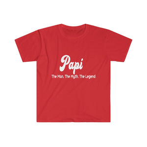 Papi. The Man. The Myth. The Legend. - Men's Fitted Short Sleeve Tee