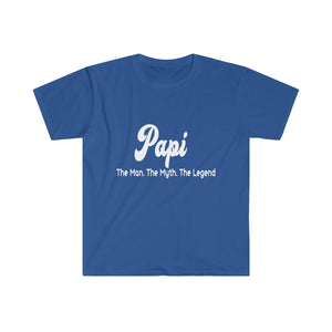 Papi. The Man. The Myth. The Legend. - Men's Fitted Short Sleeve Tee