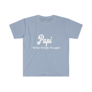 Papi. The Man. The Myth. The Legend. - Men's Fitted Short Sleeve Tee
