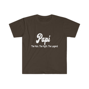 Papi. The Man. The Myth. The Legend. - Men's Fitted Short Sleeve Tee